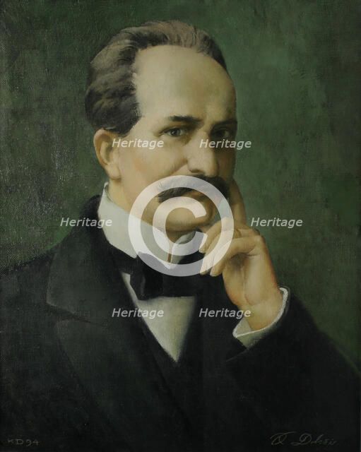 Portrait of Paul Walden (1863-1957). Artist: Dobrajs  