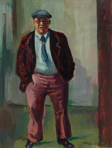 Portrait of Paul Westheim (1886-1963), 1928. Creator: Pechstein, Hermann Max (1881-1955)