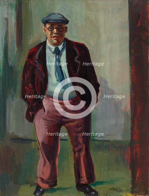 Portrait of Paul Westheim (1886-1963), 1928. Creator: Pechstein, Hermann Max (1881-1955).