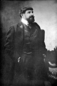 Portrait of Paul Adam, 1912. Creator: Henri Manuel