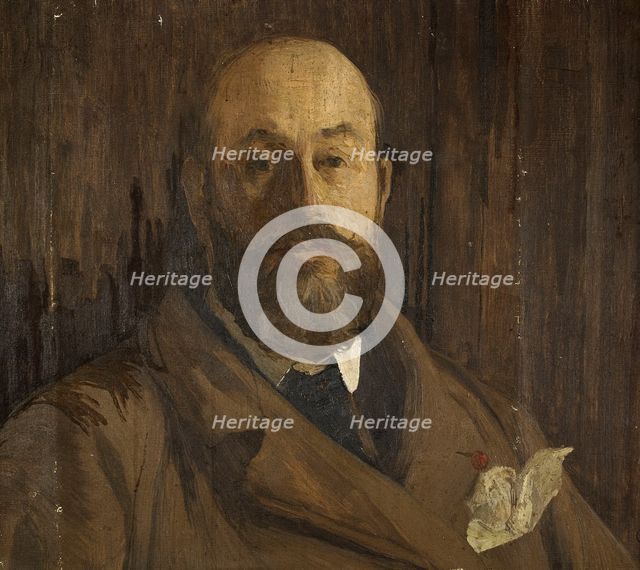 Portrait of Paul Albert Besnard (fragment), c1896. Creator: Edmond Francois Aman-Jean.