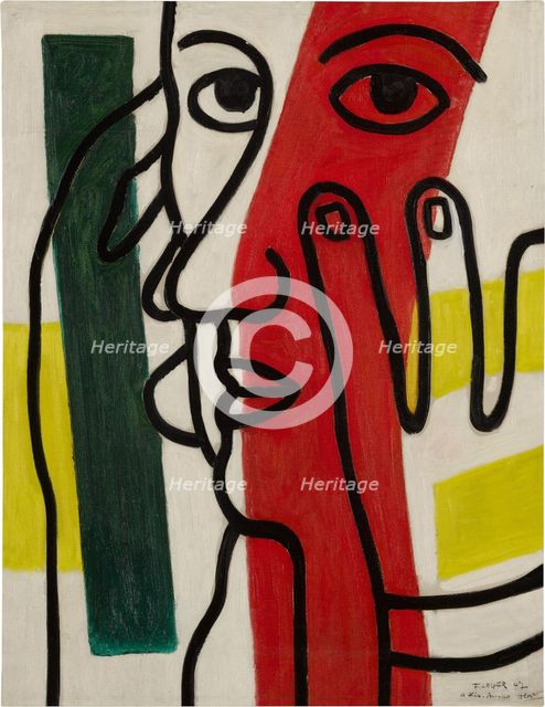 Portrait of Paul Éluard, 1947. Creator: Fernand Leger.