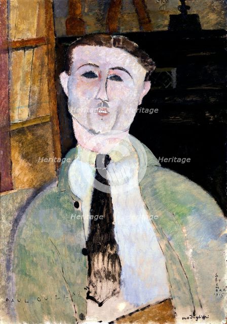 Portrait of Paul Guillaume (1891-1934), 1915. Artist: Modigliani, Amedeo (1884-1920)