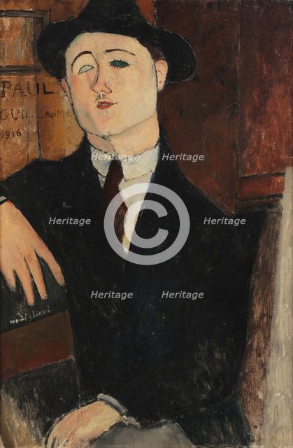 Portrait of Paul Guillaume (1891-1934) , 1916. Creator: Modigliani, Amedeo (1884-1920).