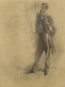 Portrait of Paul Helleu, . Creator: Boldini; Giovanni (1842-1931)