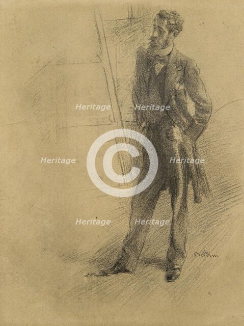 Portrait of Paul Helleu, . Creator: Boldini; Giovanni (1842-1931).