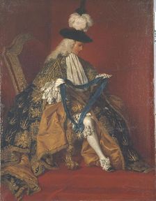 Portrait of Paul-Hippolyte de Beauvillier, Duke of Saint-Aignan (1684-1776)., between 1737 and 1749. Creator: Pierre Subleyras
