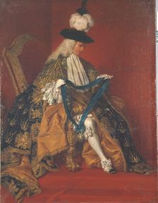 Portrait of Paul-Hippolyte de Beauvillier, Duke of Saint-Aignan (1684-1776)., between 1737 and 1749. Creator: Pierre Subleyras