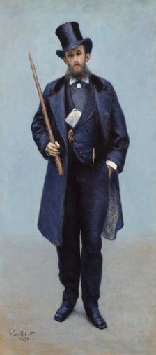 Portrait of Paul Hugot, 1878. Creator: Gustave Caillebotte