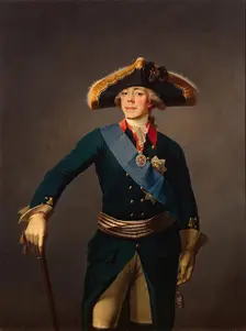 Portrait of Paul I, 1796. Creator: Stepan Semenovic Scukin