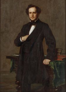 Portrait of Paul Mendelssohn-Bartholdy (1812-1874), 1909. Creator: Schwarz, Alfred (1867-1951)