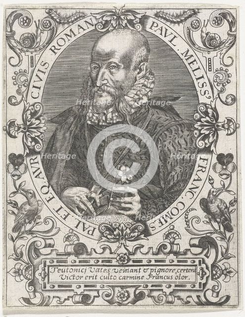 Portrait of Paul Melissus (1539-1602), c. 1598.