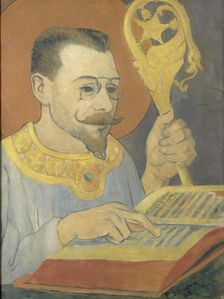 Portrait of Paul Ranson in Nabi costume, 1890. Creator: Sérusier, Paul (1864-1927)