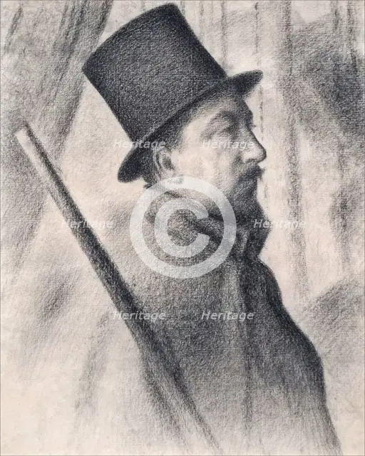 Portrait of Paul Signac (1863-1935), 1890. Creator: Seurat, Georges Pierre (1859-1891).