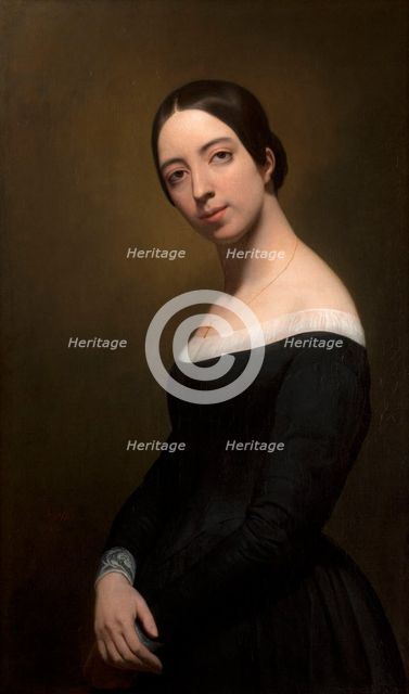 Portrait of Pauline Viardot, 1840. Creator: Ary Scheffer.
