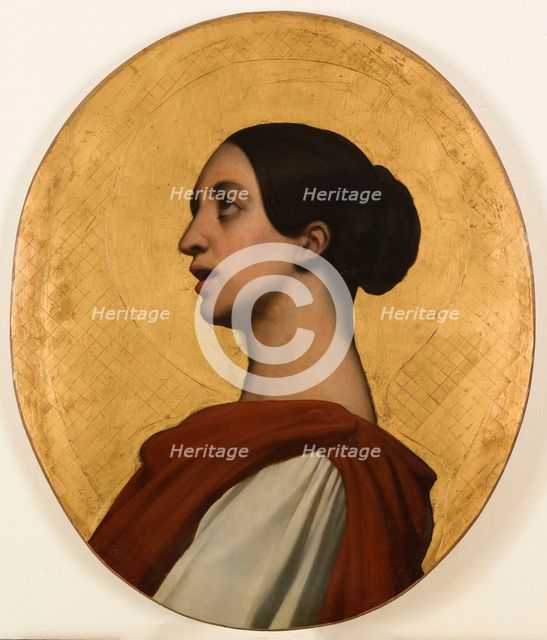 Portrait of Pauline Viardot as Saint Cecilia, c1851. Creator: Ary Scheffer.