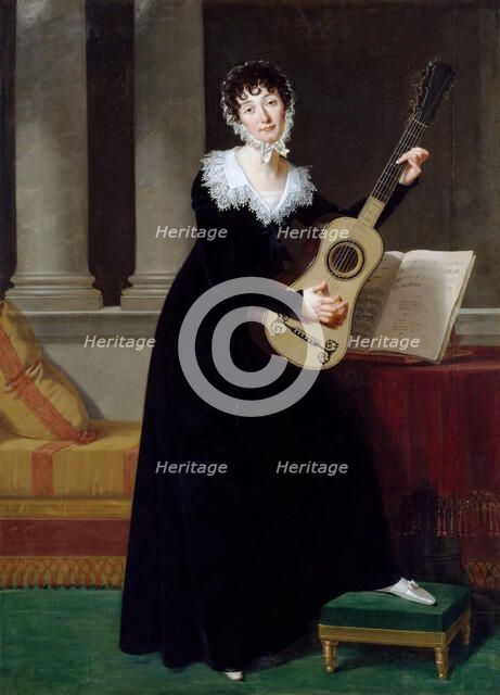 Portrait of Pauline Duchambge (1778-1858), née de Montet. Artist: Lefévre, Robert (1756-1830)