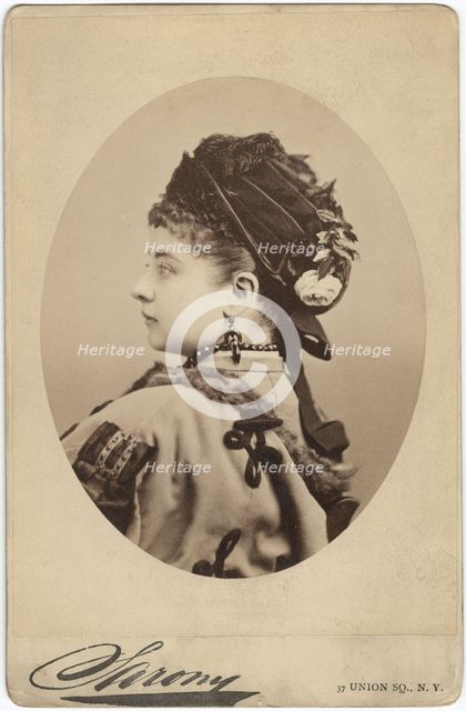 Portrait of Pauline Lucca (1841-1908). Artist: Sarony, Napoleon (1821-1896)