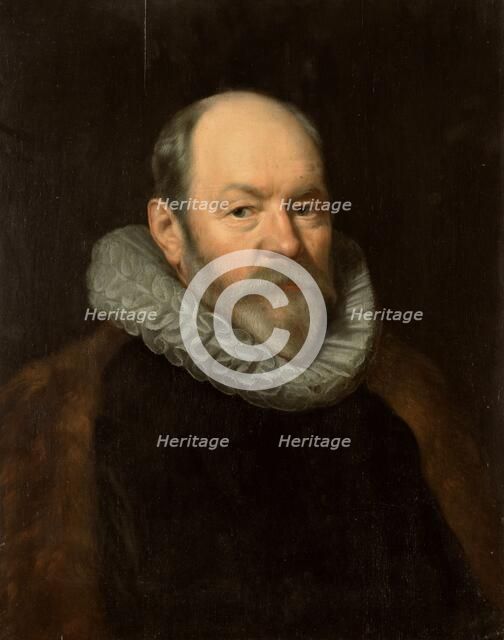 Portrait of Paulus Cornelisz van Beresteyn (1548-1625), in or after 1617. Creator: Workshop of Michiel Jansz van Mierevelt.