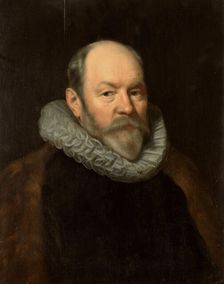 Portrait of Paulus Cornelisz van Beresteyn (1548-1625), in or after 1617. Creator: Workshop of Michiel Jansz van Mierevelt