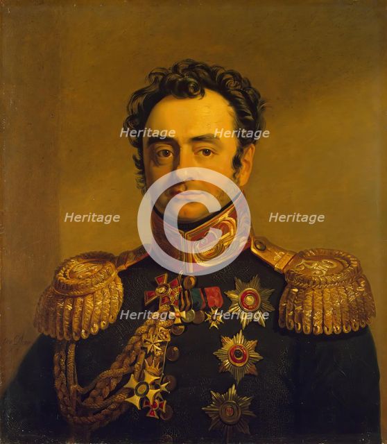 Portrait of Pavel A. Shuvalov (1776-1823), 1822. Creator: George Dawe.