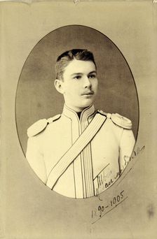 Portrait of Pavel Alexandrovich Demidov (1869-1935), c. 1890. Creator: Levitsky, Sergei Lvovich (1819-1898)