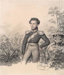 Portrait of Pavel Kotlubitsky, End of 1810s. Creator: Hampeln, Carl, von (1794-after 1880)