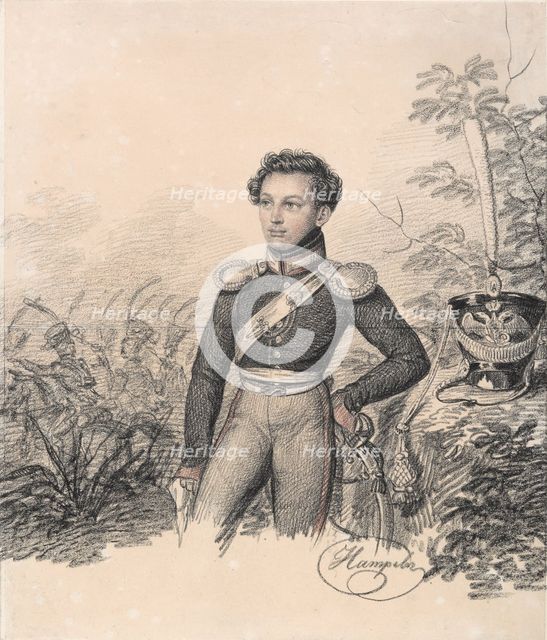 Portrait of Pavel Kotlubitsky, End of 1810s. Creator: Hampeln, Carl, von (1794-after 1880).