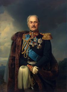 Portrait of Pavel Kiselyov, 1851. Creator: Franz Kruger