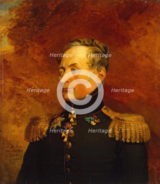 Portrait of Pavel I. Merlin (1769-1841/42), 1824. Creator: George Dawe.