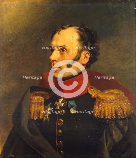 Portrait of Pavel I. Neudhardt (1779-1850), 1822. Creator: Workshop of George Dawe.