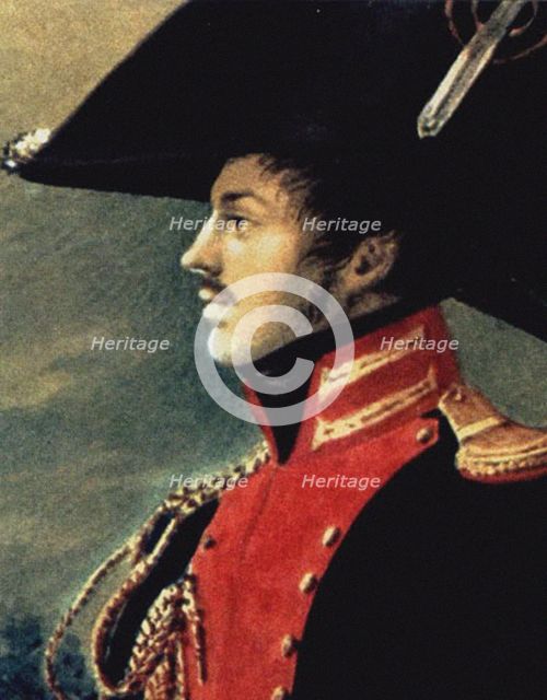 Portrait of Pavel Ivanovich Pestel (1793-1826) Detail, 1813. Artist: Orlowski (Orlovsky), Alexander Osipovich (1777-1832)
