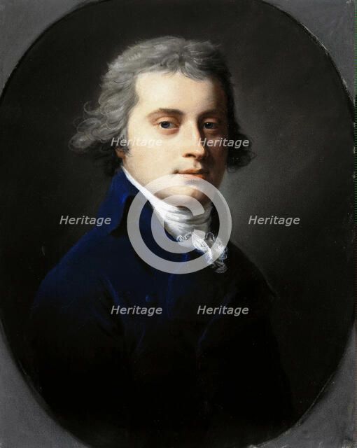 Portrait of Pavel Petrovich Bakunin (1766-1805), 1790s. Artist: Anonymous  