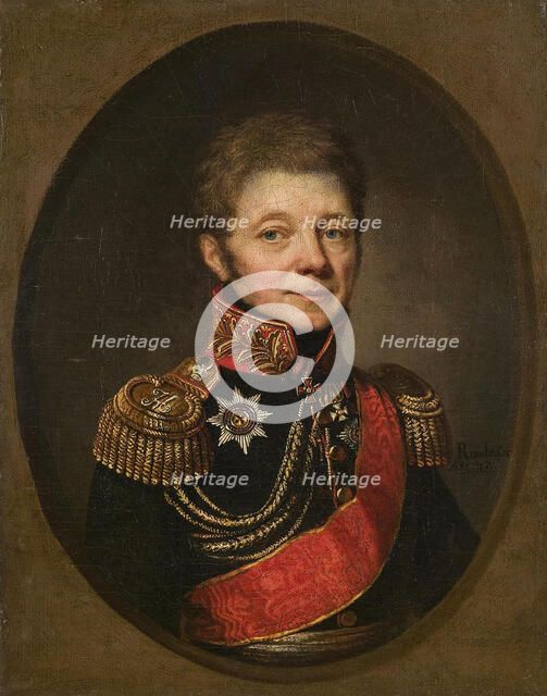 Portrait of Pavel Petrovich Ushakov (1779-1853), 1820s.