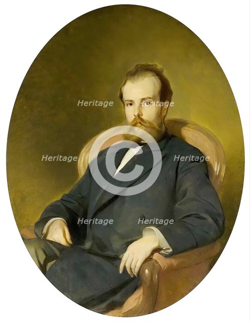 Portrait of Pavel Pyasetsky, 1897. Creator: Ivan Makarov.