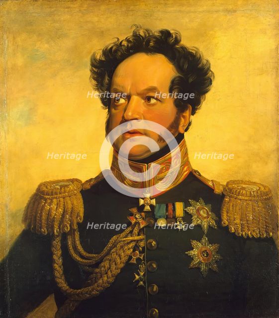 Portrait of Pavel V. Golenishchev-Kutuzov (1772-1843), 1824. Creator: George Dawe.