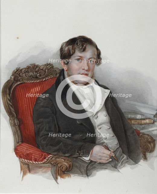 Portrait of Pavel Voinovich Nashchokin (1801-1854) , 1840s.