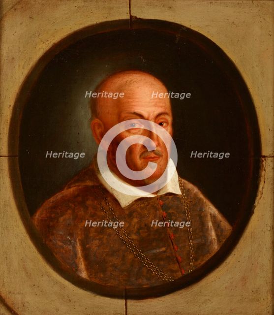 Portrait of Pawel Piasecki (1579 -1649) Janina Coat of Arts, Bishop of Kamyaniets..., after 1785. Creator: Friedrich Kloss.
