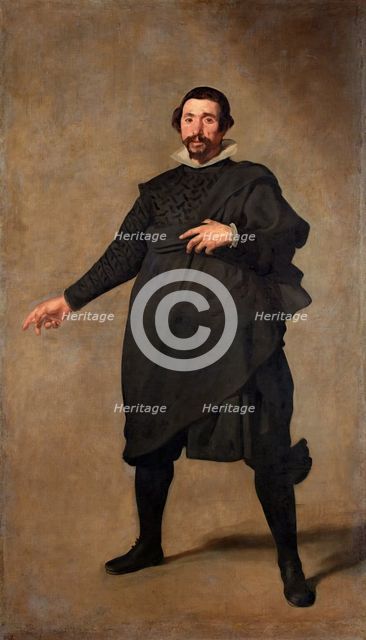 Portrait of Pablo de Valladolid, c1635. Creator: Diego Velasquez.