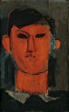 Portrait of Pablo Picasso, c. 1915. Creator: Modigliani, Amedeo (1884-1920)