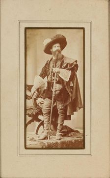 Portrait of painter Hans Makart in Dürer costume, 1879. Creator: Angerer, Victor (1839-1894)