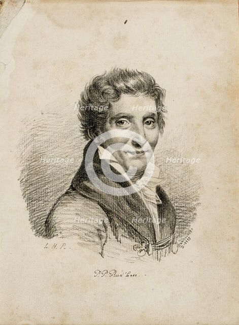 Portrait of Painter Pierre-Paul Prud'hon (1758-1823). Creator: Anonymous.