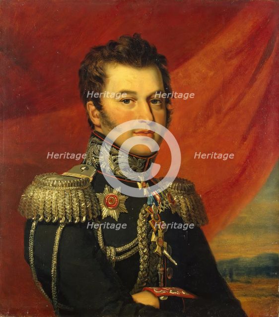 Portrait of Paisy S. Kaisarov (1783-1844), 1822. Creator: Workshop of George Dawe.