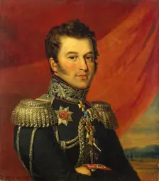 Portrait of Paisy S. Kaisarov (1783-1844), 1822. Creator: Workshop of George Dawe