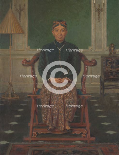 Portrait of Pangeran Ario Soejono, minister without portfolio in the war cabinet, London, c1940. Creator: Anton Abraham van Anrooy.