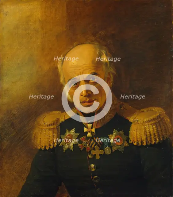 Portrait of Panteleimon Ye. Benardos (1761/63-1839), 1822. Creator: George Dawe.