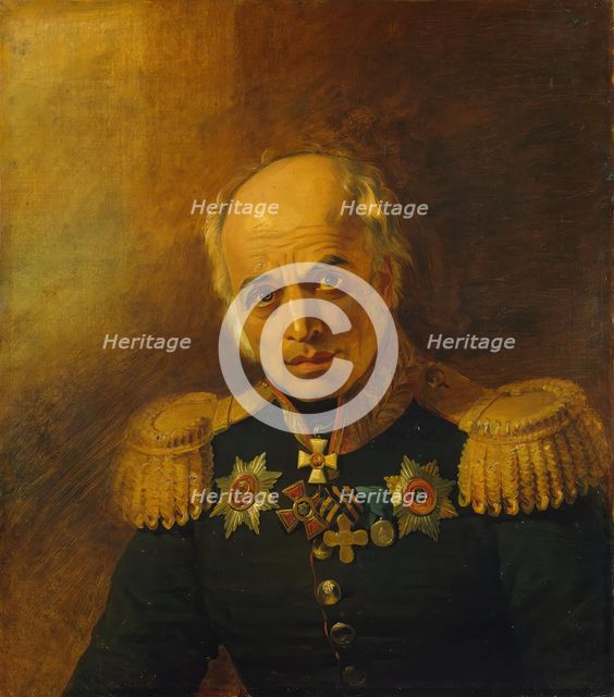 Portrait of Panteleimon Ye. Benardos (1761/63-1839), 1822. Creator: George Dawe.