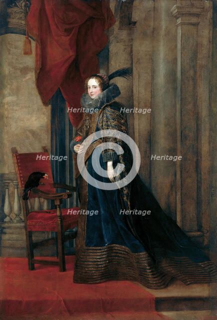 Portrait of Paola Adorno Brignole-Sale (1610-1648), 1627. Creator: Dyck; Sir Anthony van (1599-1641).