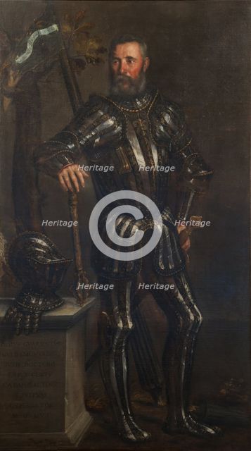 Portrait of Pase Guarienti, 1556. Creator: Flacco, Orlando (1527-1593).