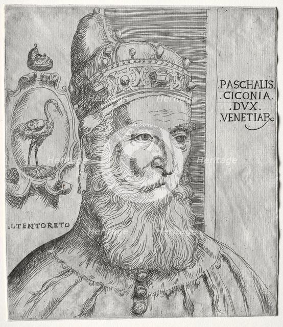 Portrait of Pasquale Cicogna, Doge of Venice. Creator: Jacopo Palma il Giovane (Italian, c. 1548-1628).